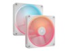 CORSAIR iCUE Link LX140-R RGB Fan 2-pack Hvid 140 mm