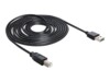 Delock Easy USB-kabel 5m Sort