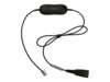Jabra GN1221 Sound Limiter Kabel til hovedsæt 80cm