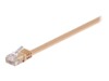 goobay CAT 6 Ikke afskærmet parsnoet (UTP) 10m Patchkabel Lysebrun
