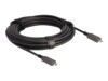 Delock USB Type-C kabel 10m Sort