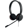 Jabra Evolve 20 MS stereo Kablet Høretelefoner Sort