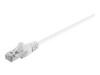 goobay CAT 5e Foldet uskærmet snoet par (F/UTP) 25m Netværkskabel Hvid
