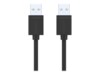 Unitek Y-C442GBK USB-kabel 1.5m Sort
