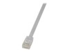 LogiLink SlimLine CAT 6 Ikke afskærmet parsnoet (UTP) 25cm Patchkabel Hvid