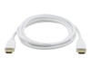 Kramer C-MHM/MHM Series C-MHM/MHM-15 HDMI-kabel med Ethernet 4.57m Hvid