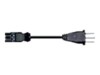 Bachmann Strøm GST18i3 (female) - Effekt SEV 1011 (male) Sort Strømkabel