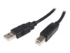 StarTech.com 1m USB 2.0 A to B Cable M/M USB-kabel 1m Sort