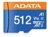 ADATA Premier UHS-I microSDXC UHS-I Memory Card 512GB 100MB/s