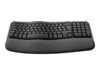 Logitech Ergo Series Wave Keys for Business Tastatur Pressestempel Trådløs US International