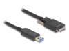 Delock USB-kabel 10m Sort