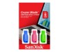 SanDisk Cruzer Blade 32GB USB 2.0 USB stick Blå Grøn Pink