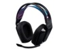 Logitech G G535 LIGHTSPEED Wireless Gaming Headset Trådløs Høretelefoner Sort Lilla