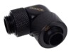 Alphacool Eiszapfen 13/10mm compression fitting 90° rotatable G1/4 Kølevæske system tilpasning 1-pack Sort