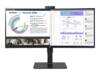 LG UltraWide 34BQ77QC-B 34' 3440 x 1440 (UltraWide) HDMI DisplayPort USB-C 60Hz Dockingskærm