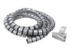 LogiLink Cable Spiral Wrapping Band 2.5m Grå