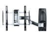 StarTech.com Articulating TV Wall Mount, VESA Wall Mount Supports 65 inch/99lb/Flat/Curved TVs, Retractable Low Profile Wall Mount TV Bracket, Adjustable Corner TV Wall Mount, Swivel/Rotation/Tilt (TV-WALL-MOUNT-65FS) Monteringssæt Kurvet/fladt panel 26'-