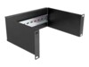 DeLOCK DIN-skinnepanel Sort