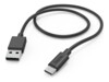 Hama USB 2.0 USB Type-C kabel 1m Sort
