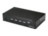 StarTech.com 4 Port HDMI KVM - HDMI KVM - 1080p - USB 3.0 & Audio Support - KVM Video (SV431HDU3A2) KVM / USB switch Monterbar på stativ