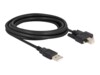 Delock USB-kabel 3m Sort