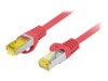 Lanberg CAT 6a S/FTP 1m Patchkabel Rød RAL 3017