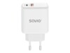 SAVIO Adapter 30Watt 1xUSB-A 2.0 1xUSB-C