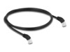 DeLOCK CAT 6a S/FTP 1m Patchkabel Sort
