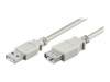 goobay USB forlængerkabel 3m Grå