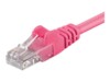 goobay CAT 5e Ikke afskærmet parsnoet (UTP) 1.5m Netværkskabel Magenta