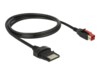 Delock Forstærket USB kabel 1m Sort