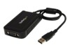 StarTech.com USB to VGA Adapter - 1920x1200 - External Video & Graphics Card - Dual Monitor Display Adapter - Supports Windows (USB2VGAE3) USB / VGA adapter 50cm
