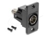 Delock Panel Mount IEC female to F female black