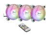 Argus RS-06 RGB Fan 3-pack Sort Hvid 120 mm