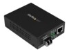 StarTech.com Multimode (MM) LC Fiber Media Converter for Network - 550m - - 850nm - SFP Transceiver (MCM1110MMLC) Fibermedieomformer Ethernet Fast Ethernet Gigabit Ethernet