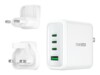j5create Adapter 70Watt 1xUSB-A 2.0 3xUSB-C