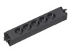 Bachmann STEP BASE Stikdåse 5-stik 16A Sort