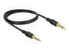 Delock Audiokabel 1m Sort