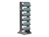 Zebra Rack 6 multi-slot cradles