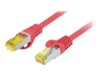 Lanberg CAT 6a S/FTP 25cm Patchkabel Rød RAL 3017