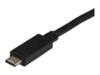 StarTech.com USB to USB C Cable - 1.6 ft / 0.5m - M/M - USB 3.1 (10Gbps) - USB-C to USB 3.1 - USB Type C to Type A Cable (USB31AC50CM) USB Type-C kabel 50cm Sort