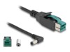 Delock Forstærket USB kabel 1m Sort