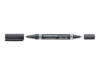 STAEDTLER Lumocolor duo Dobbeltspids-markør Sort