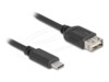 Delock USB Type-C kabel 3m Sort
