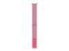 Google Visningsløkke Smart watch Pink Sølv Stainless steel Nylon Elastan Genbrugt polyester