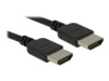 Delock Premium HDMI-kabel med Ethernet 2m Sort