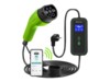 Qoltec Mobilna ladowarka do samochodu elektrycznego EV z regulacja 2w1 Typ2 3.5kW 230V Wi-fi LCD Przenosna Wallbox 5m