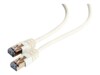 Cablexpert CAT 6 Kabel med folie og kobberfletning (FTP) 1m Patchkabel Hvid