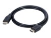 Gembird HDMI-kabel med Ethernet 1m Sort