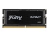 Kingston FURY Impact DDR5 SDRAM 16GB 4800MHz CL38 On-die ECC SO DIMM 262-PIN